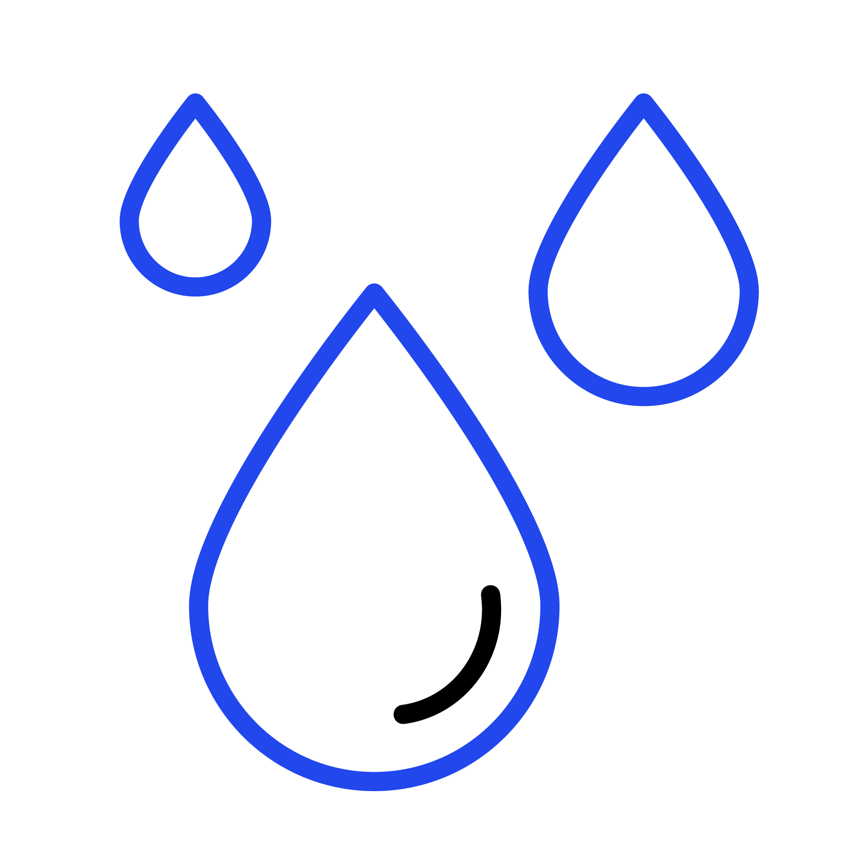 Water droplets